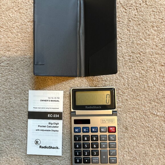 Calculators - Lot of 2 Sharp EL-8149 & Radio Shack EC-234 - Picture 2 of 6